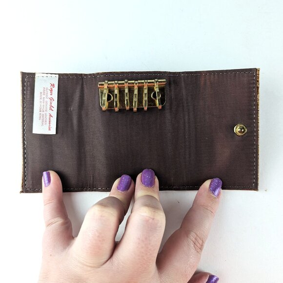 Vintage 50s/60s Leather Key Holder Wallet - Picture 3 of 6